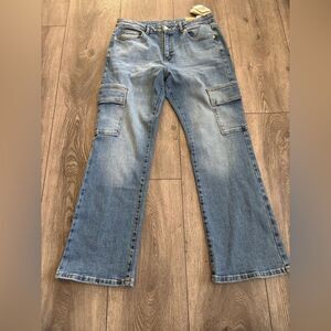 Michael Kors Selma bootcut higher rise slim through hip and thighs